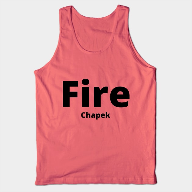 Fire Chapek Tank Top by Disneytap